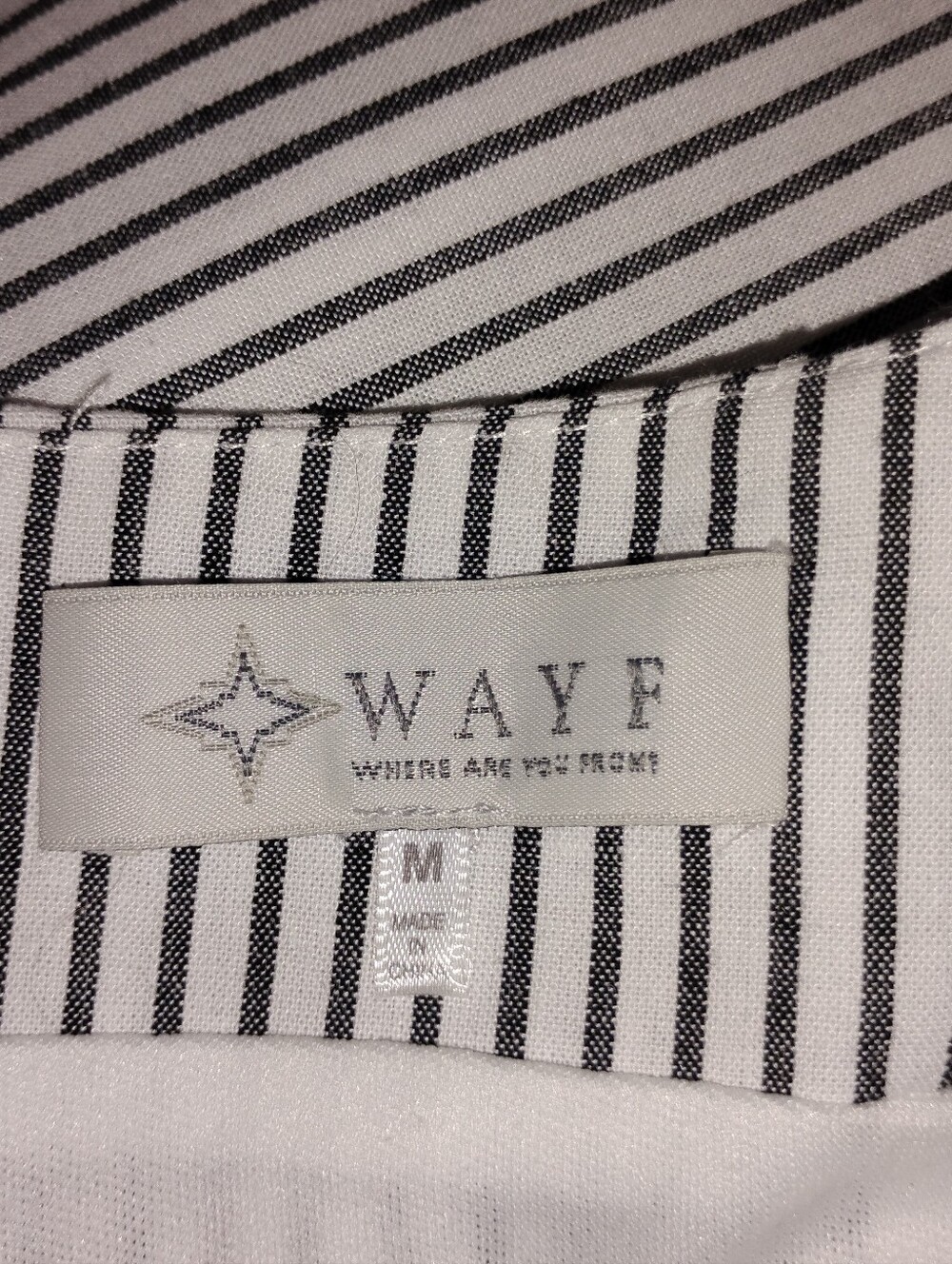 PINSTRIPED WAYF DRESS - Picture 7 of 8